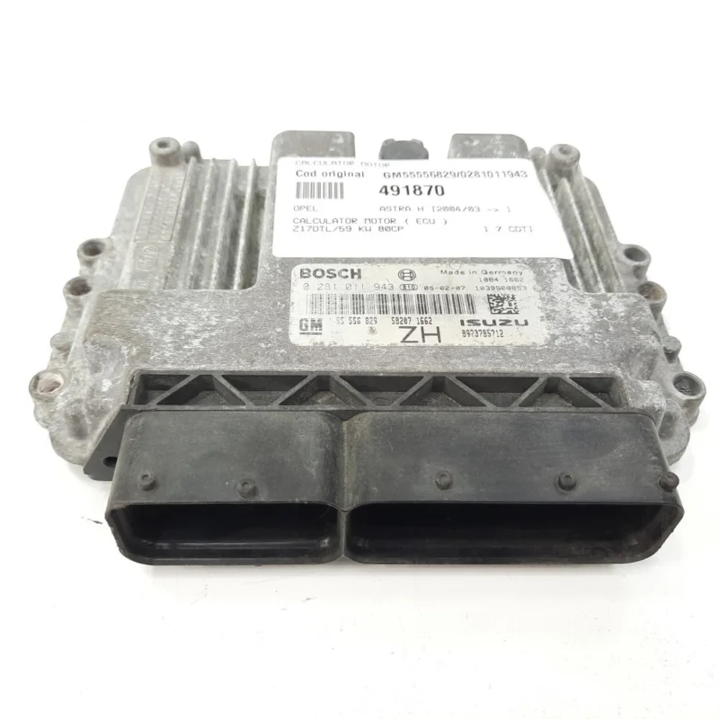 Chilipir Calculator motor Bosch, cod GM55556829, 0281011943, Opel Astra H Combi, 1.7 CDTI, Z17DTL (idi:491870)