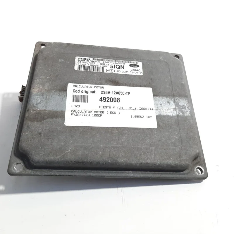 Preferatul clienților Calculator motor, cod 2S6A-12A650-TF, Ford Fusion (JU), 1.6 benz, FYJA (idi:492008)