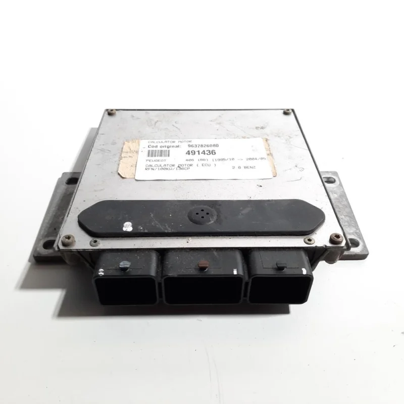 Calculator motor, cod 9637826080, Peugeot 206 CC, 2.0 benz, RFN (idi:491436) Retur gratuit