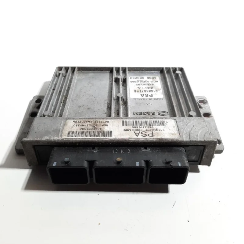 Calculator motor, cod 9653342880, Peugeot 207 SW, 1.4 benz, KFV (idi:491491) Transport gratuit