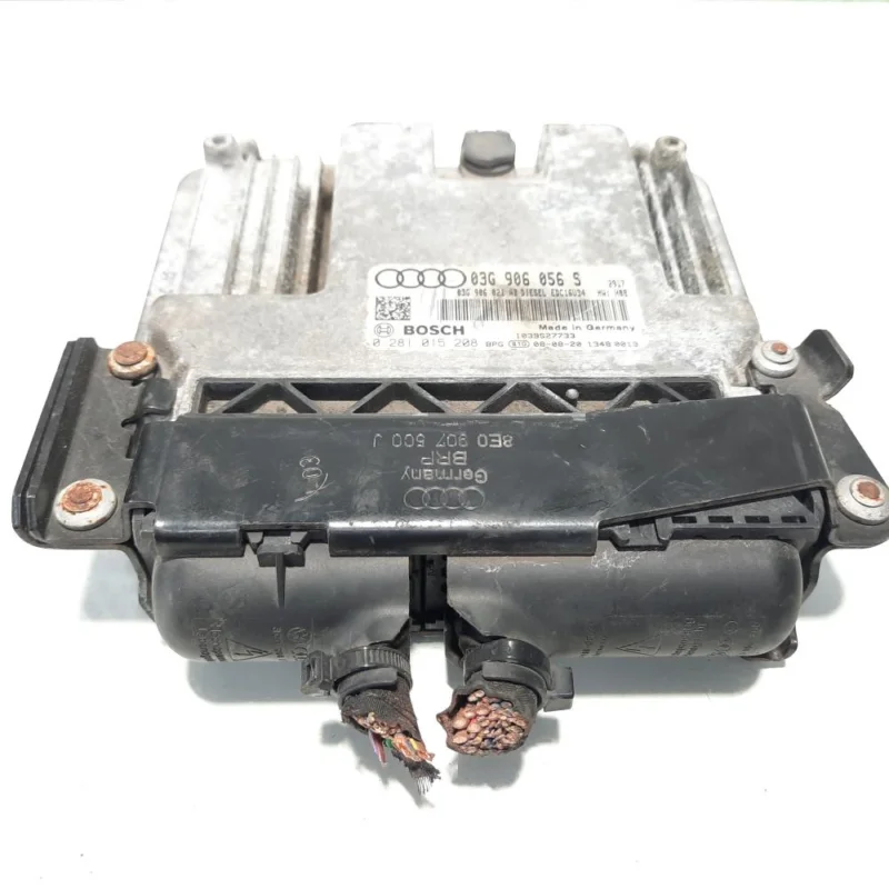 Calculator motor, cod 03G906056S, 0281015208, Skoda Superb II Combi (3T5), 1.9 TDI, BLS (idi:491611) Transport gratuit
