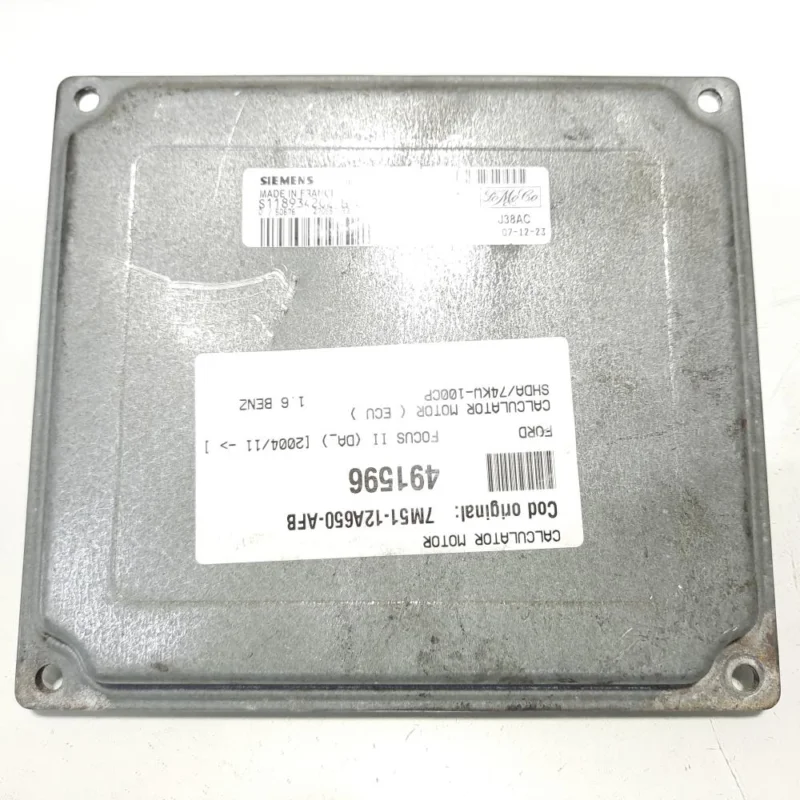 Calculator motor, cod 7M51-12A650-AFB, Ford Focus 2 Combi (DA), 1.6 benz, SHDA (idi:491596) Discount
