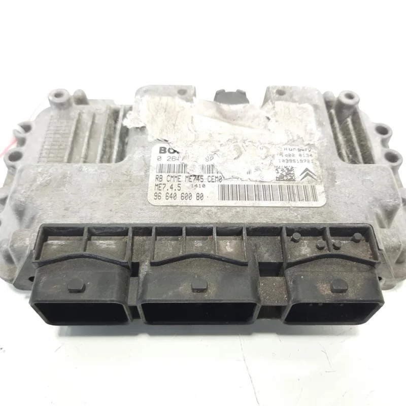 Calculator motor, cod 9664060080, Citroen C2 (JM), 1.6 benz, NFU (idi:491859) Retur ușor