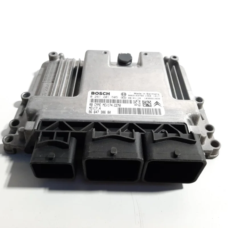 Preferatul clienților Calculator motor, cod 9664738680, 0261201505, Citroen C4 (I) sedan, 1.6 benz, 5FW (idi:491741)