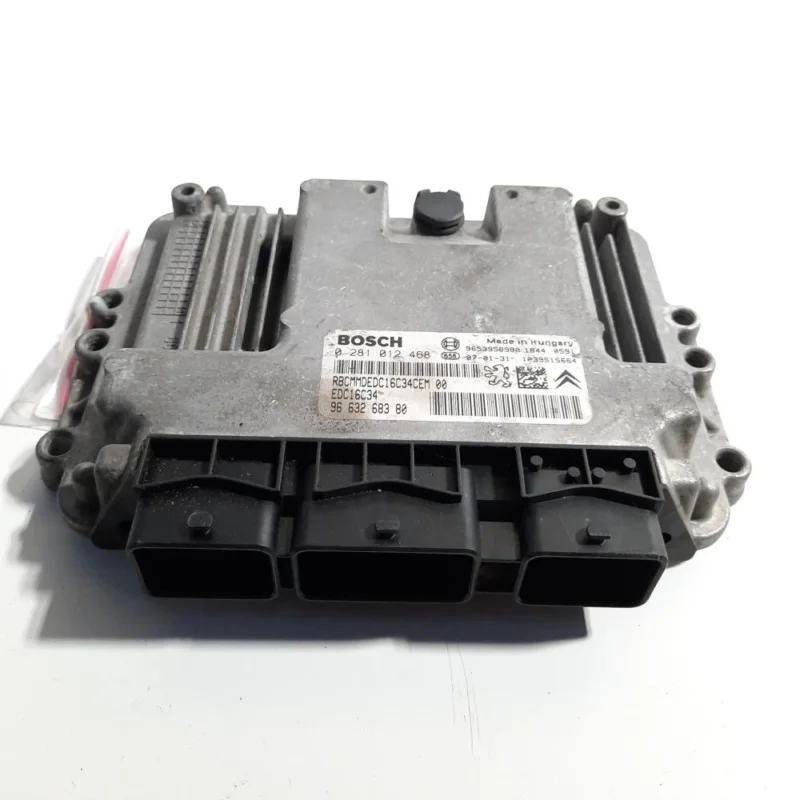 Cel mai vândut Calculator motor Bosch, cod 9663268380, 0281012468, Citroen C3 (I), 1.6 HDI, 9HX (idi:491742)