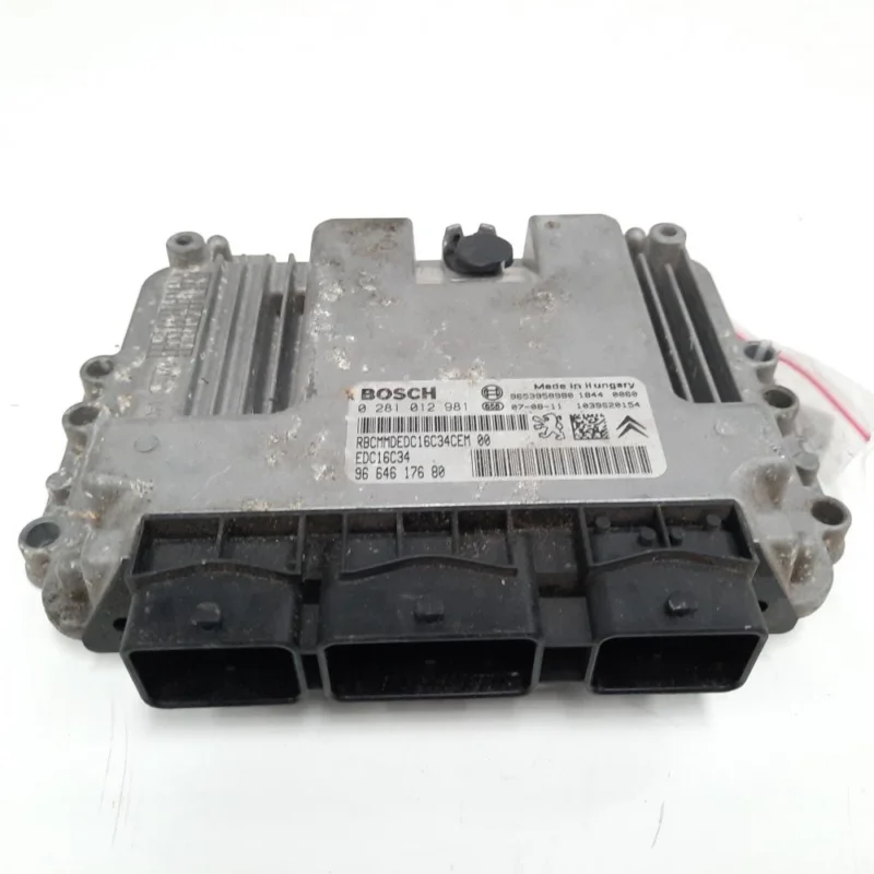 Calculator motor, cod 9664617680, 0281012981, Citroen C4 Picasso, 1.6 HDI, 9HZ (id:491514) Plată sigură