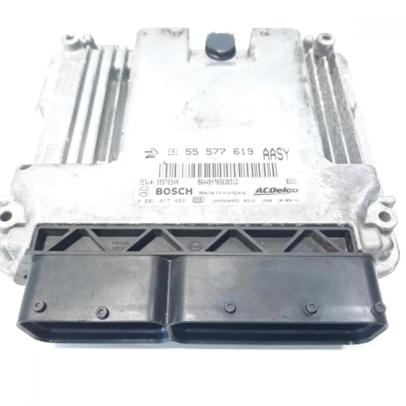 Calculator motor, cod GM55577619, 0281017453, Opel Astra J GTC, 2.0 CDTI, A20DTH (idi:486525) Premium