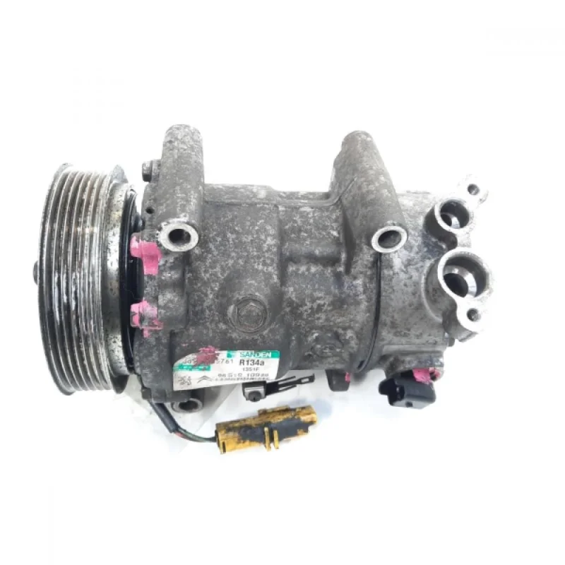 Retur ușor Compresor clima Sanden, cod 9651910980, Citroen C4 (I), 1.6 HDI, 9HX (id:486335)