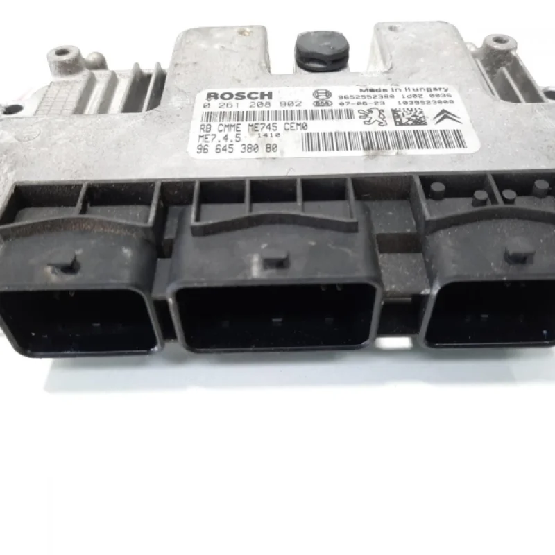 Calculator motor, cod 9664538080, 0261208902, Peugeot 1007, 1.6 benz, NFU (idi:483459) Preferatul clienților