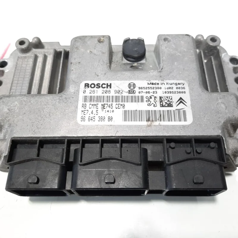 Calculator motor, cod 9664538080, 0261208902, Peugeot 206 Van, 1.6 benz, NFU (idi:483459) Ofertă