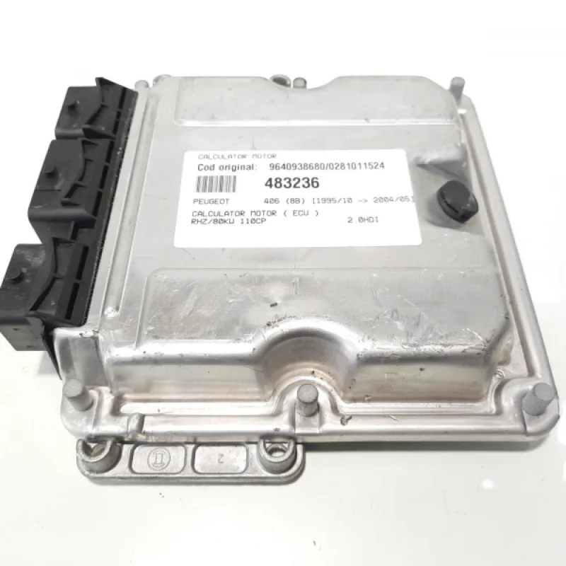 Ofertă specială Calculator motor, cod 9640938680, 0281011524, Citroen C4 (I), 2.0 HDI, RHZ (idi:483236)