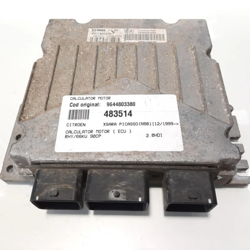 Calculator motor, cod 9644803380, Peugeot 206 Sedan, 2.0 HDI, RHY (idi:483514) Ieftin