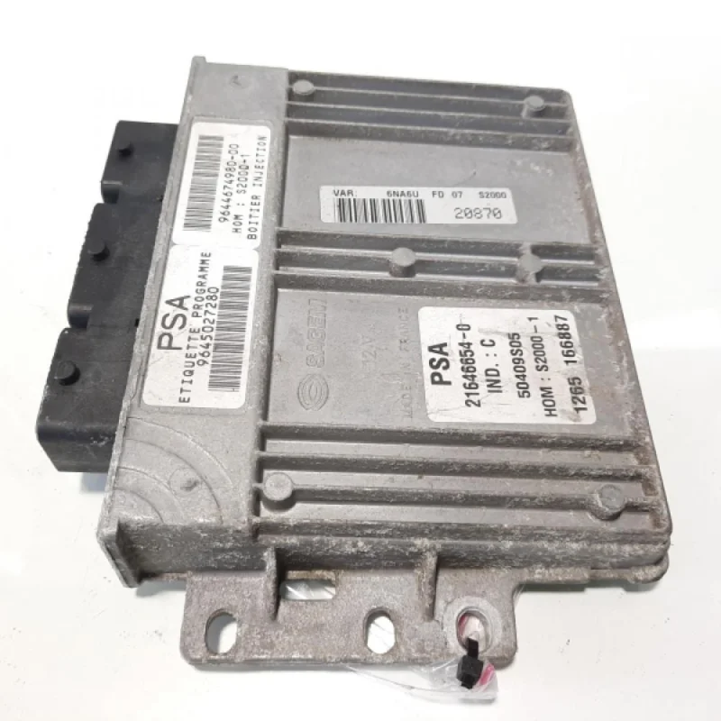 Retur gratuit Calculator motor, cod 9645027280, 9644674980, Citroen C5 (I) Break, 1.8 benz, 6FZ (idi:483482)