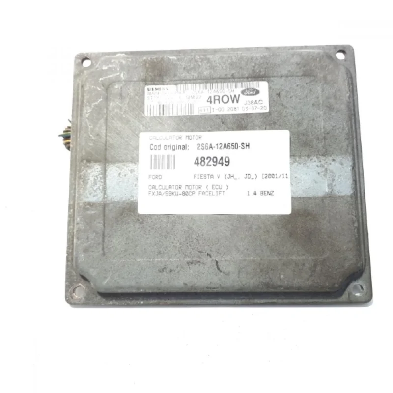 Calculator motor, cod 2S6A-12A650-SH, Ford Fusion (JU), 1.4 benz, FXJA (idi:482949) Transport gratuit