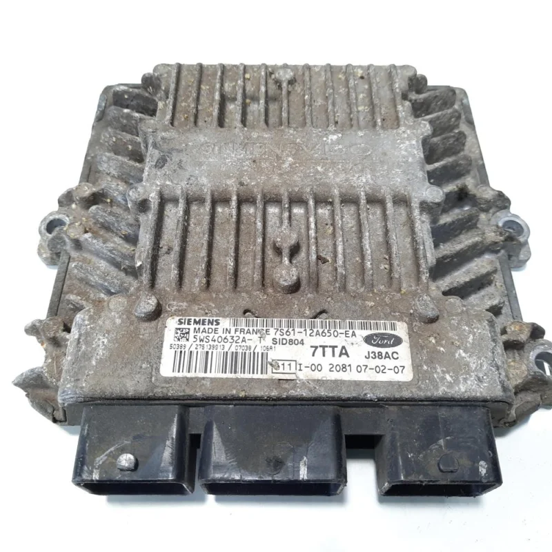 Calculator motor Siemens, cod 7S61-12A650-EA, 5WS40632A, Ford Fiesta 6, 1.4 TDCI, F6JB (idi:483520) Noutate