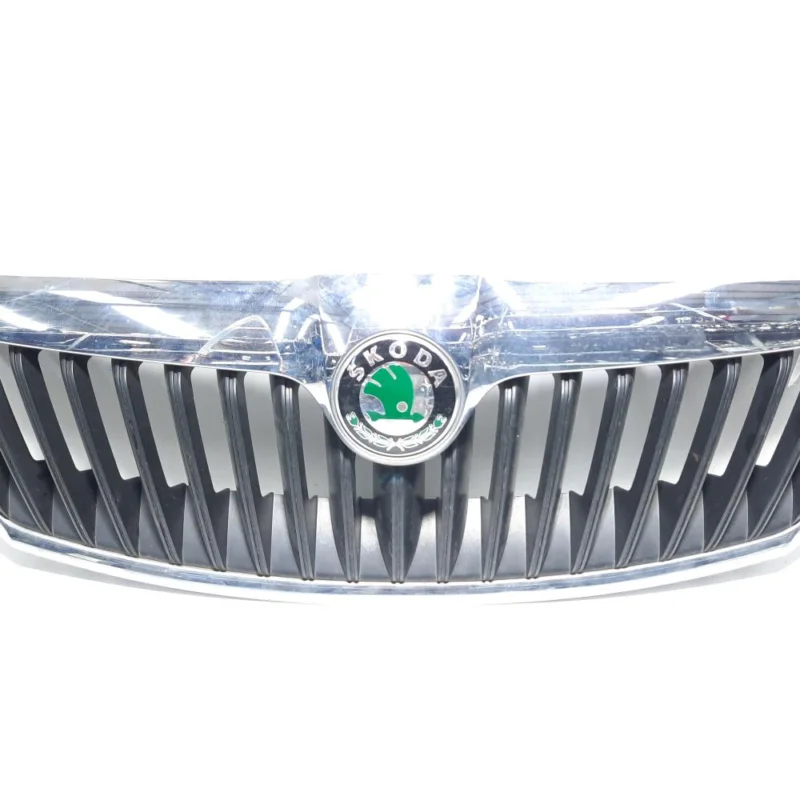 Grila bara fata centrala cu sigla, cod 1Z0853651C, Skoda Octavia 2 (1Z3) (id:110747) Plată securizată