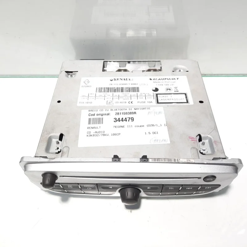 Bestseller Radio CD cu bluetooth si navigatie, cod 281159389R, Renault Grand Scenic 3 (idi:344479)