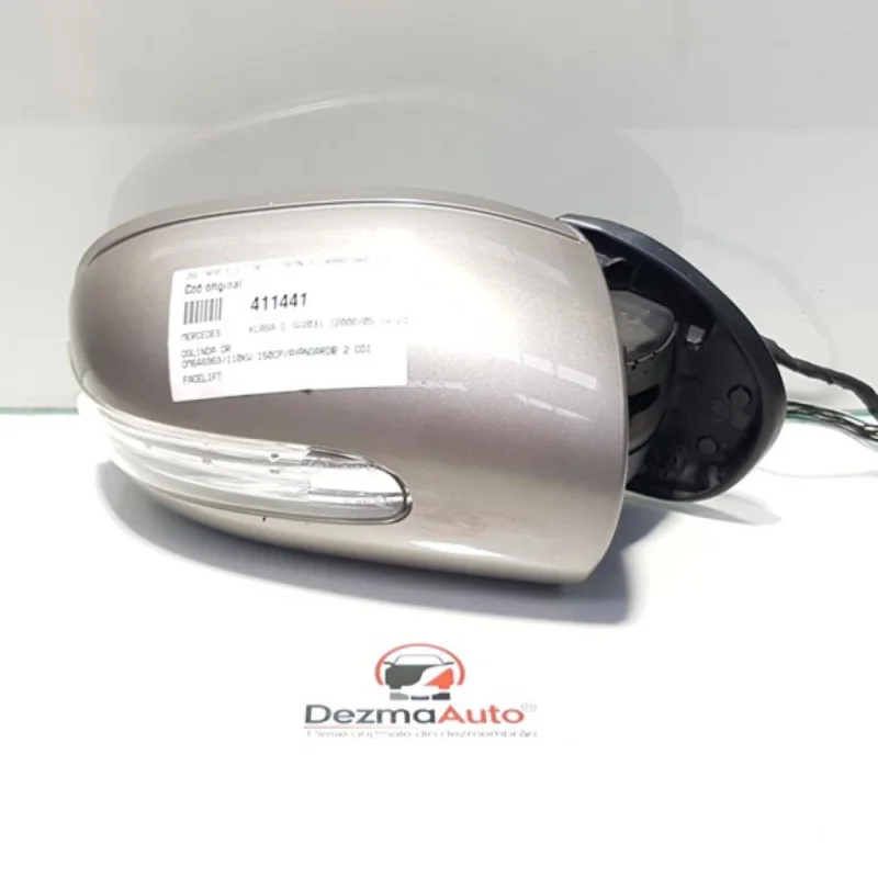 Retur ușor Oglinda electrica dreapta, Mercedes Clasa C T-Model (S203) [Fabr 2001-2007]
