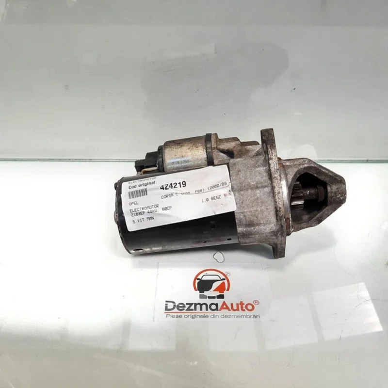 Retur ușor Electromotor, Opel Corsa C (F08, F68) [Fabr 2000-2005] 1.0 B, Z10XEP, 5 vit man (id:424219)