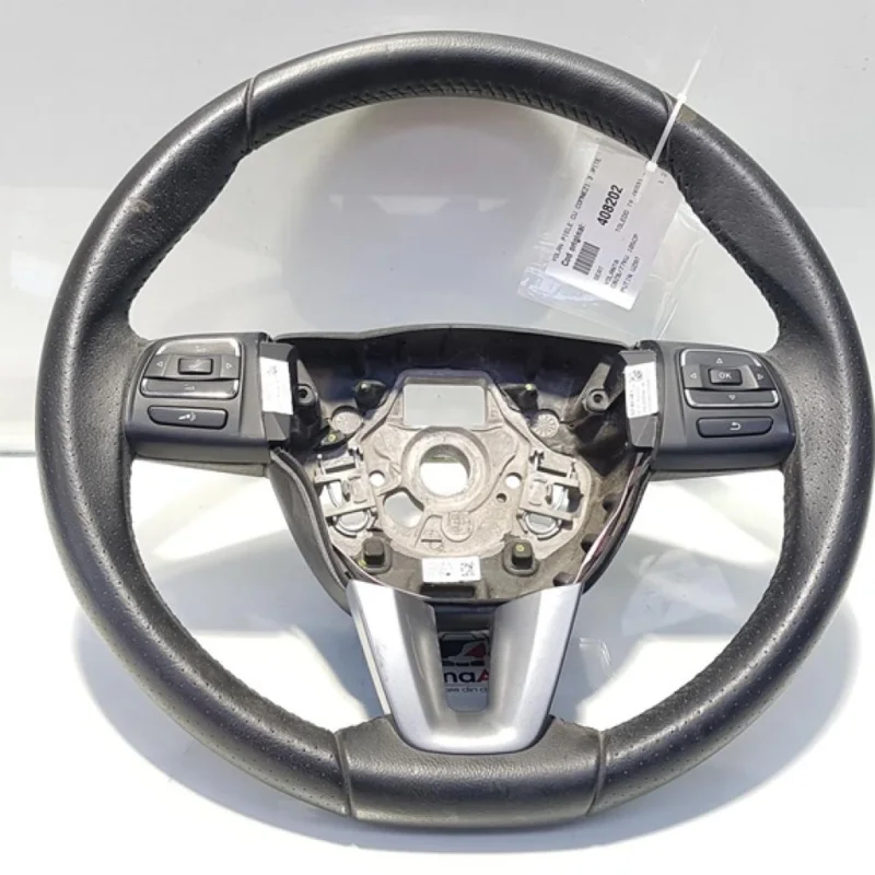 Reducere de preț Volan piele cu comenzi, Seat Toledo 4 (KG3) [Fabr 2012-2018] (id:408202)