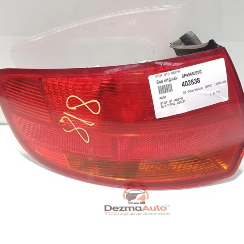 Stop stanga aripa, Audi A3 Sportback (8PA) 8P4945095G (id:402838) Plată securizată